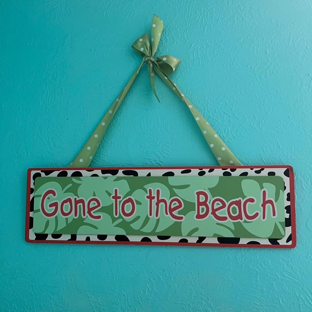 Beach sign!